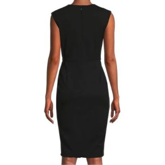 Calvin Klein Dress Sleeveless Black Size 4 NWT - Picture 3 of 17